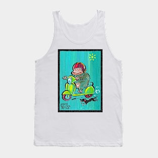 Scooter Ape and Puppy 041 Tank Top